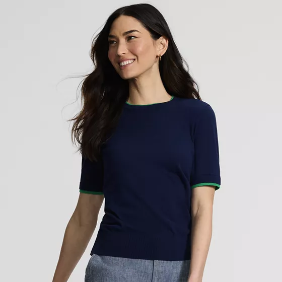 Women's Drifter Lite Double Trim Tee Sweater - primary