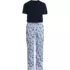 Men's Short Sleeve Essential Knit Tee and Poplin Pant Set, Front