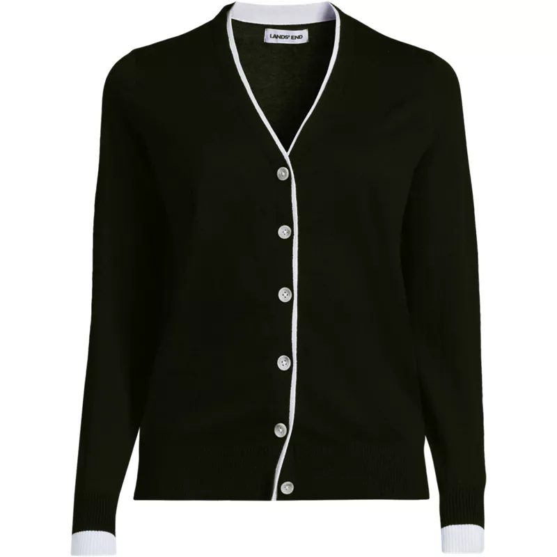 Women's Drifter Lite Double Trim Cardigan Sweater, Front
