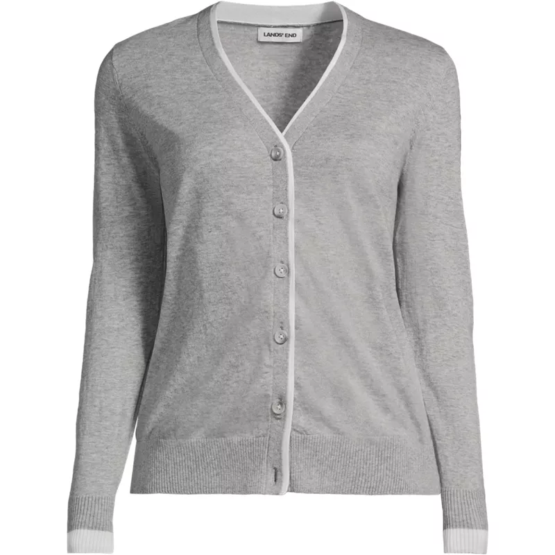Women's Drifter Lite Double Trim Cardigan Sweater, Front