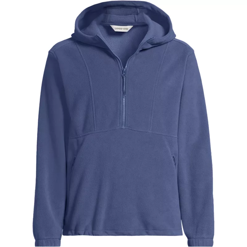 Men's Anyweather RainDefense Hooded Half Zip Fleece Pullover, Front