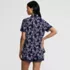 Women's Cooling 2 Piece Pajama Set - Short Sleeve Top and Shorts, Back