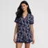 Women's Cooling 2 Piece Pajama Set - Short Sleeve Top and Shorts, Front