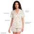 Women's Cooling 2 Piece Pajama Set - Short Sleeve Top and Shorts, alternative image