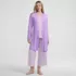 Women's Cooling 3 Piece Pajama Set - Tank Crop and Robe, alternative image
