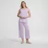 Women's Cooling 3 Piece Pajama Set - Tank Crop and Robe, alternative image