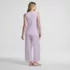 Women's Cooling 3 Piece Pajama Set - Tank Crop and Robe, alternative image