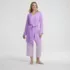 Women's Cooling 3 Piece Pajama Set - Tank Crop and Robe, Front