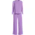 Women's Cooling 2 Piece Pajama Set - Long Sleeve Top and Pants, Front