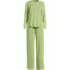 Women's Cooling 2 Piece Pajama Set - Long Sleeve Top and Pants, Front