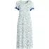Women's Cooling Short Sleeve Scoop Neck Mid Calf Nightgown, Front