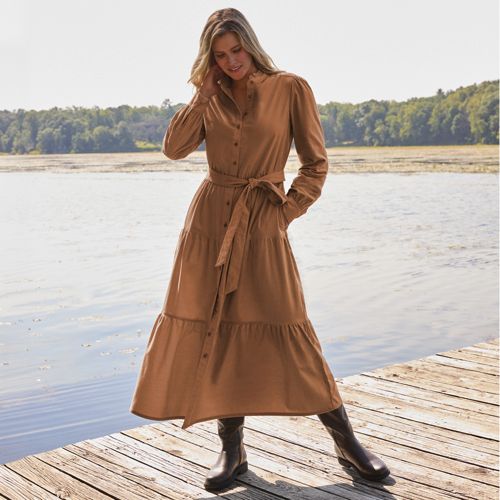 Womens Purple Brown Dresses
