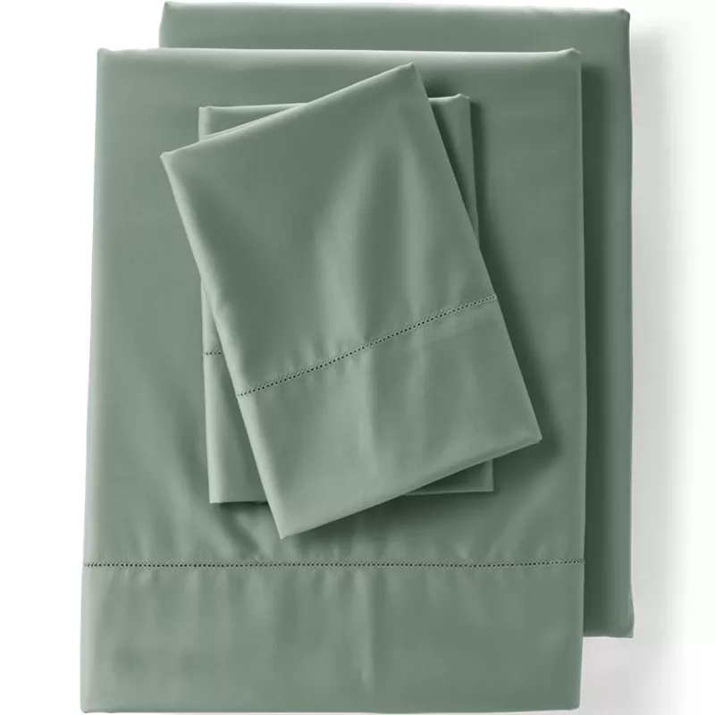 700 Thread Count Sateen Cotton No Iron Bed Sheet Set, Front