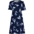 Women's Cotton Interlock Short Sleeve Knee Length Gown, Front