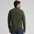 Men's Long Sleeve Fine Gauge Cotton Pointelle Argyle Cardigan, Back
