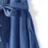Women's Light Weight Denim Tiered Midi Dress, alternative image