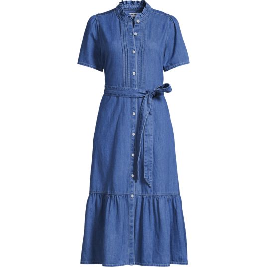 plus size denim maxi dress Patch inspired charm to your warm weather wardrobe Women's Plus Size Kelsie Dark