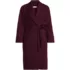 Women's Plus Size Quilted Knee Length Robe, Front