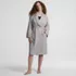 Women's Quilted Knee Length Robe, Front