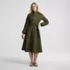 Women's Perfect Button Front Shirt Dress, Front