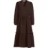 Women's Bracelet Button Front Midi Dress, Front