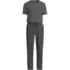 Men's Short Sleeve Knit Jersey Pajama Set, Front