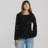 Women's Creaseless Smocked Peplum Top, Front