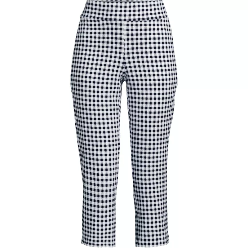 Women's Starfish High Rise Longline Capri Pants, Front