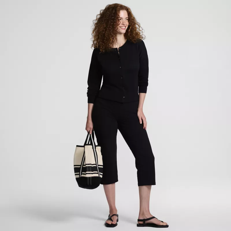 Women's Starfish High Rise Longline Capri Pants, alternative image