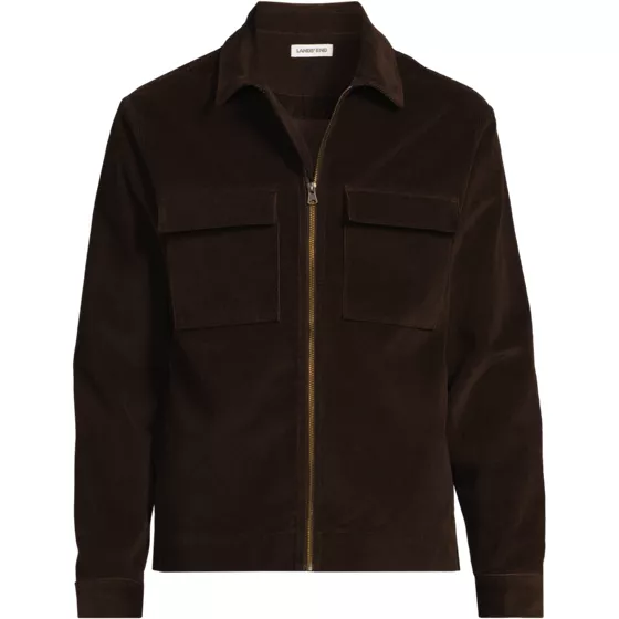Men's Corduroy Zip Front Jacket - primary