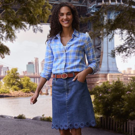 denim skirt dress Women's Skirts colour: lilac-high-neck-crochet-bodycon-dress Blue denim corset dress Cor:BLACK Flag Motif Denim Overall Belt