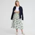 Women's Poplin Pull On Midi Skirt, alternative image