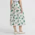 Women's Poplin Pull On Midi Skirt, Back