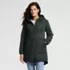 Women's Sherpa Fleece Quilted Mixed Media Parka, Front