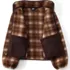 Women's Print Boucle Fleece Jacket, alternative image