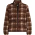 Women's Print Boucle Fleece Jacket, Front