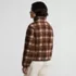 Women's Print Boucle Fleece Jacket, Back