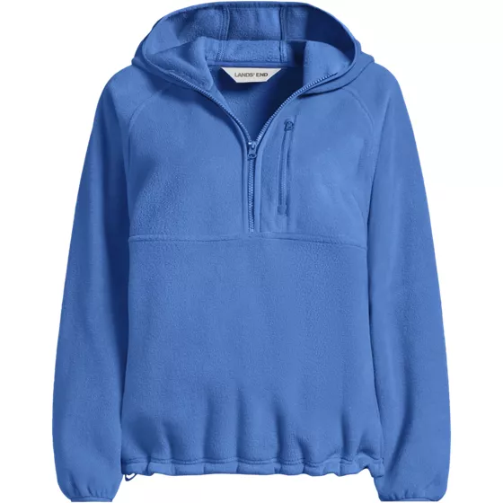 Women's Plus Size Anyweather RainDefense Hooded Half Zip Fleece Pullover - primary