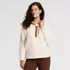 Women's Anyweather RainDefense Hooded Half Zip Fleece Pullover, alternative image