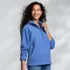 Women's Anyweather RainDefense Hooded Half Zip Fleece Pullover, alternative image