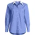 Women's Poplin Removable Collar Shirt, Front