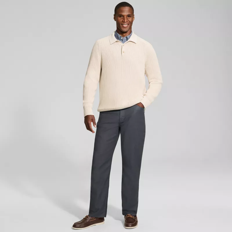 Men's Classic Straight Fit Ultra Comfort 5 Pocket Pant, alternative image