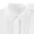 Women's Long Sleeve Lightweight Jersey Button Front Trim Collar Pintuck Blouse, alternative image