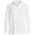 Women's Long Sleeve Lightweight Jersey Button Front Trim Collar Pintuck Blouse, Front