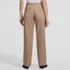 Women's Chino Mid Rise Pleated Relaxed Straight Leg Pants, Back