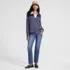 Women's Soft Denim High Rise Straight Leg Ankle Jeans, alternative image