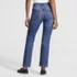 Women's Soft Denim High Rise Straight Leg Ankle Jeans, Back