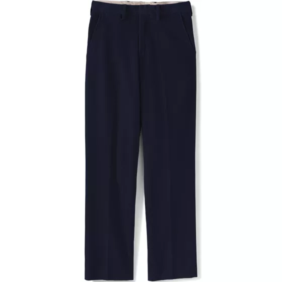 Men's Corduroy Traditional Fit Plain Front Pant - primary