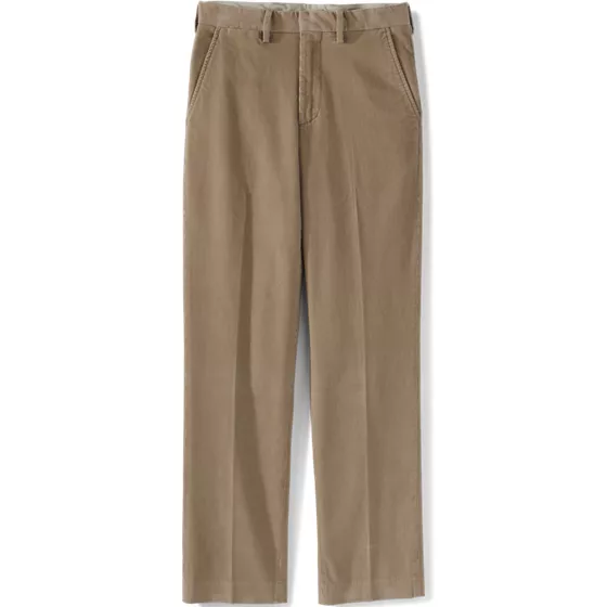 Men's Corduroy Traditional Fit Plain Front Pant - primary