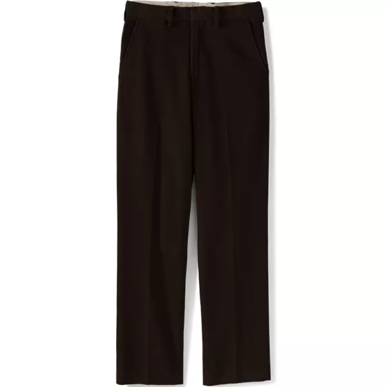 Men's Corduroy Traditional Fit Plain Front Pant - primary